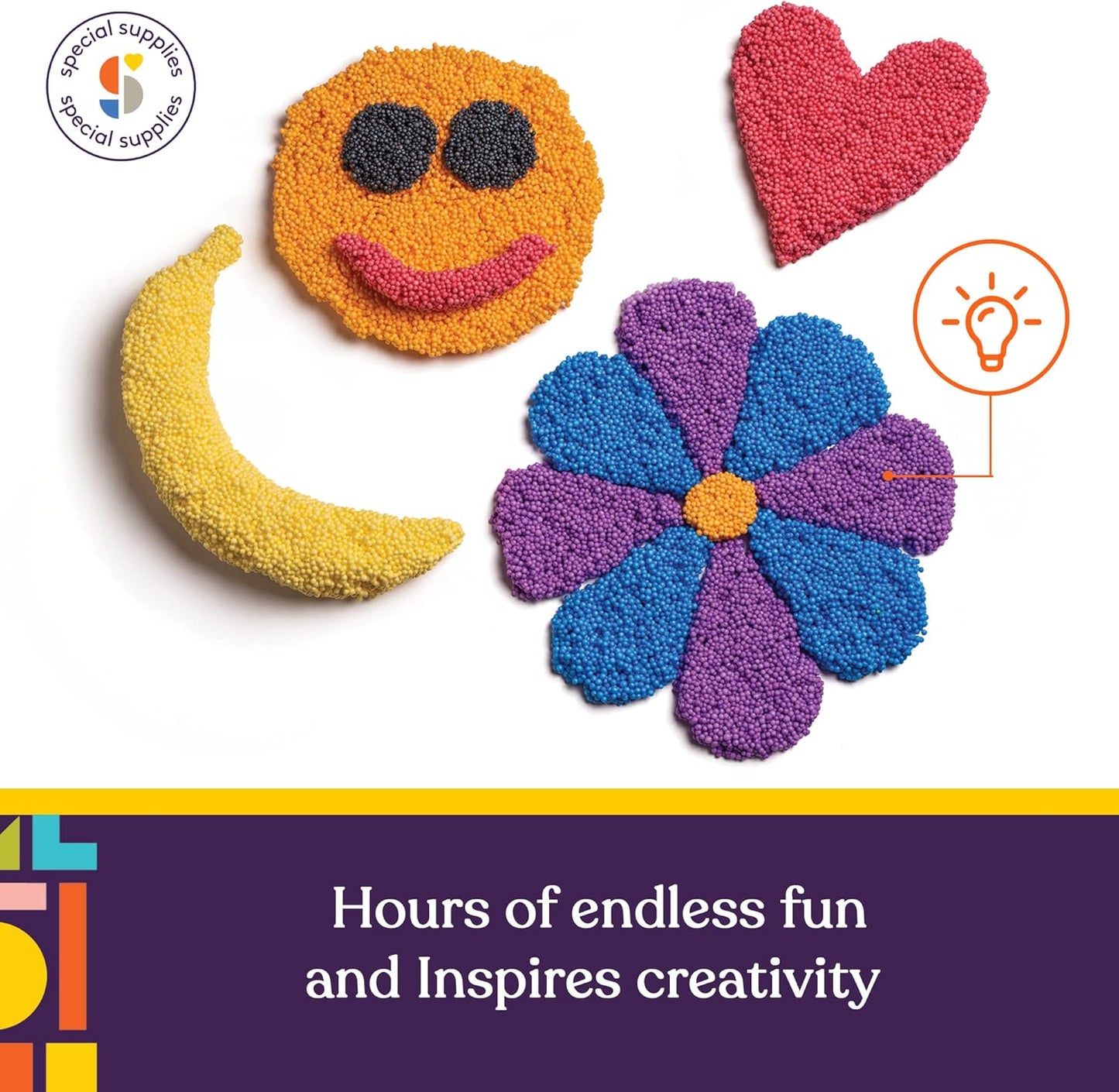 Special Supplies Fun Foam Modeling Clay Kit – 10 Pack Mess-Free Sensory Foam (20g Each)