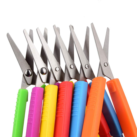 Special Supplies Mini Loop Scissors for Kids and Adults 5.5" Inches (6-Pack)