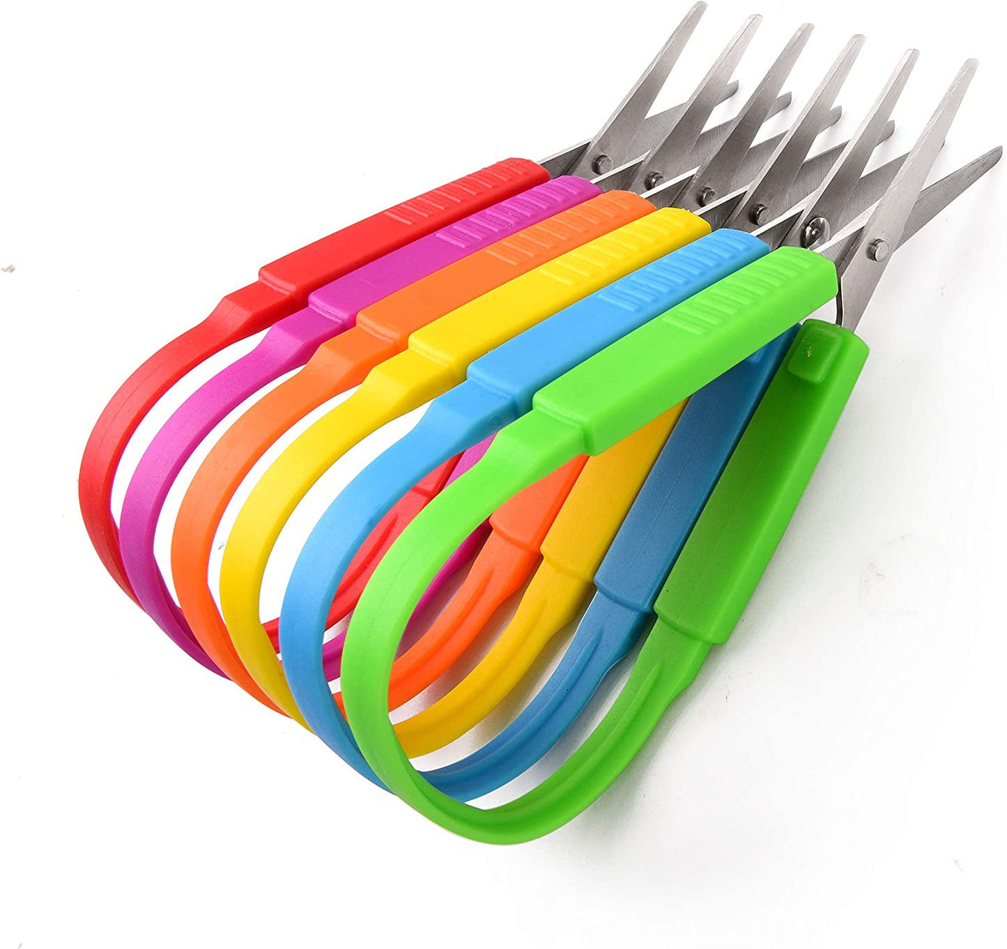 Special Supplies Mini Loop Scissors for Kids and Adults 5.5" Inches (6-Pack)