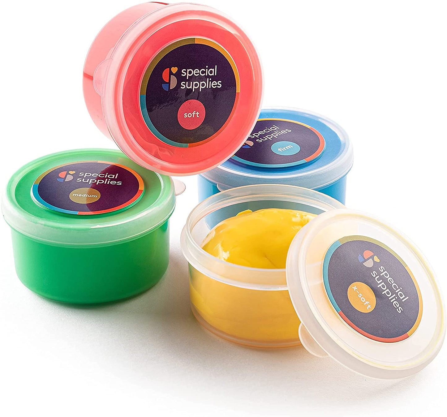 Special Supplies Therapy Putty – 4-Pack Primary Colors for Hand Strength, Fine Motor Skills & Stress Relief