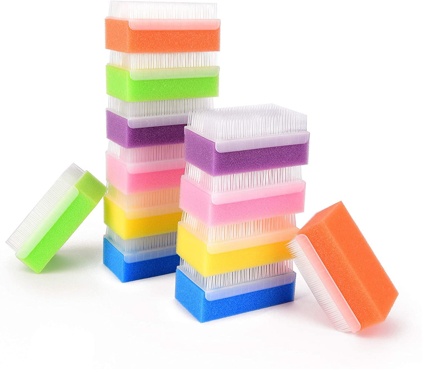 Special Supplies Baby Bath Sponges – Dual-Sided Sensory Foam & Soft Bristle Scrubbers for Gentle Infant and Toddler Bathing