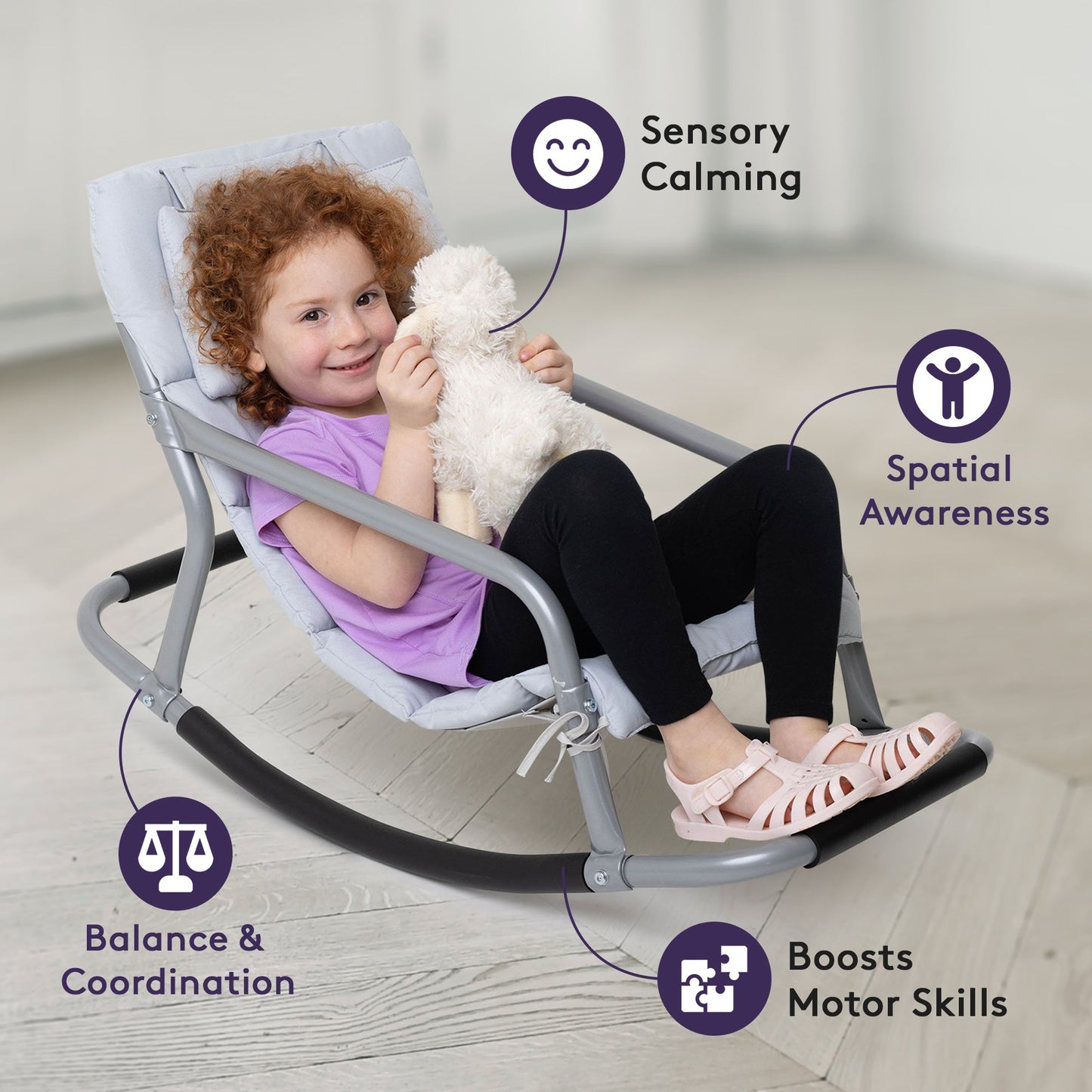 Special Supplies Sensory Rocking Chair for Kids – Calming Motion Sensory Seat