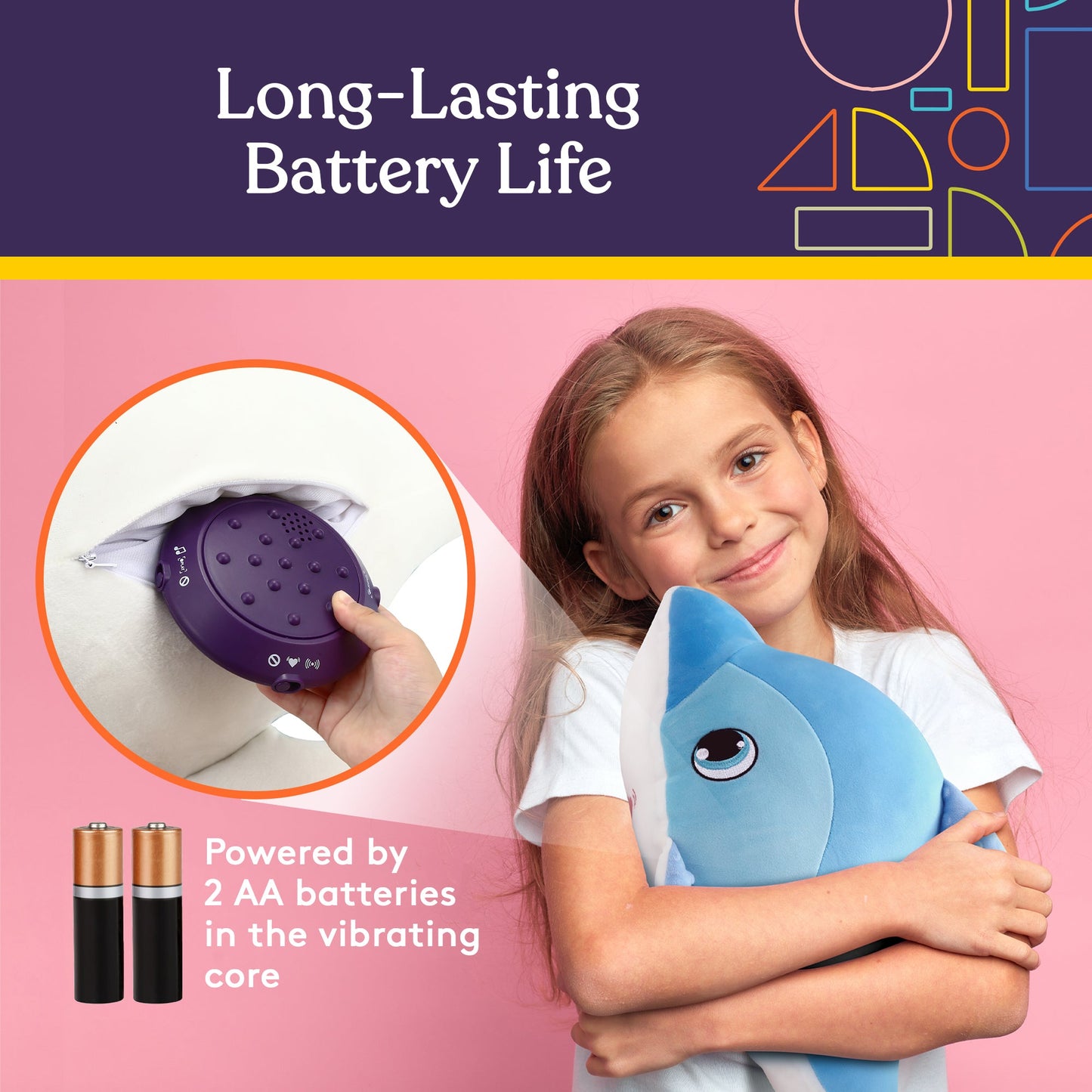 Special Supplies Vibrating Whale Sensory Pillow