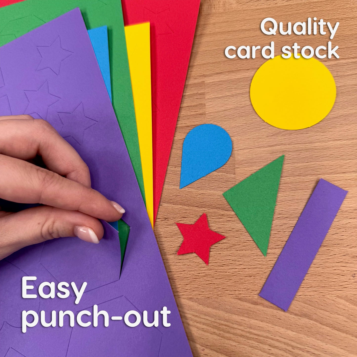 FreshCut Crafts ARTshapes Creative Pack – 840 Punch-Out Shapes, 45 Designs, 5 Color Palettes