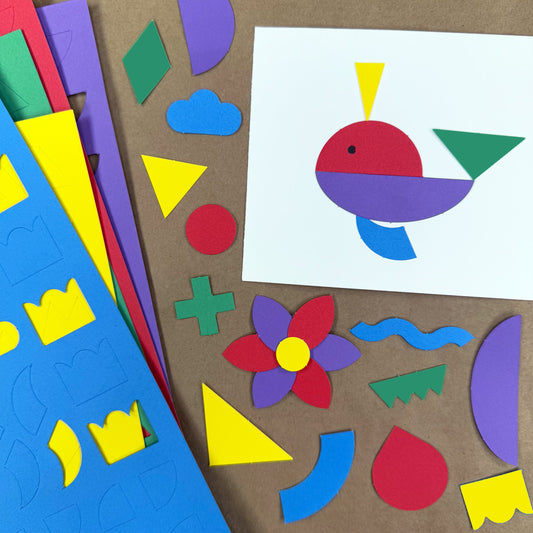 FreshCut Crafts ARTshapes Creative Pack – 840 Punch-Out Shapes, 45 Designs, 5 Color Palettes