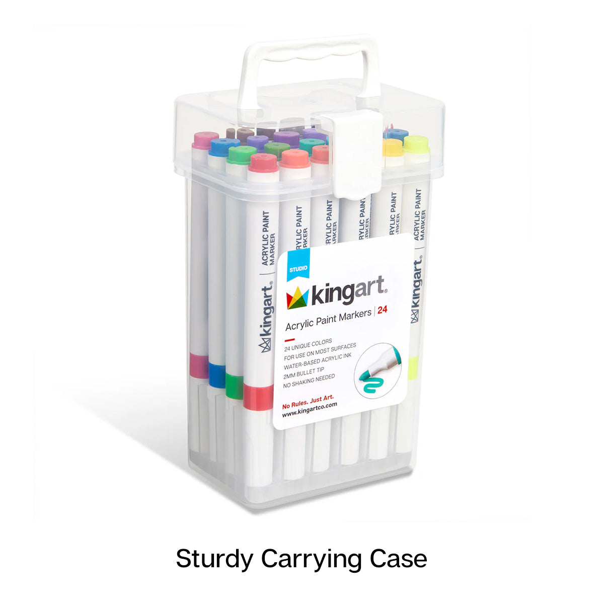 KINGART® Acrylic Paint Markers - 24 Colors