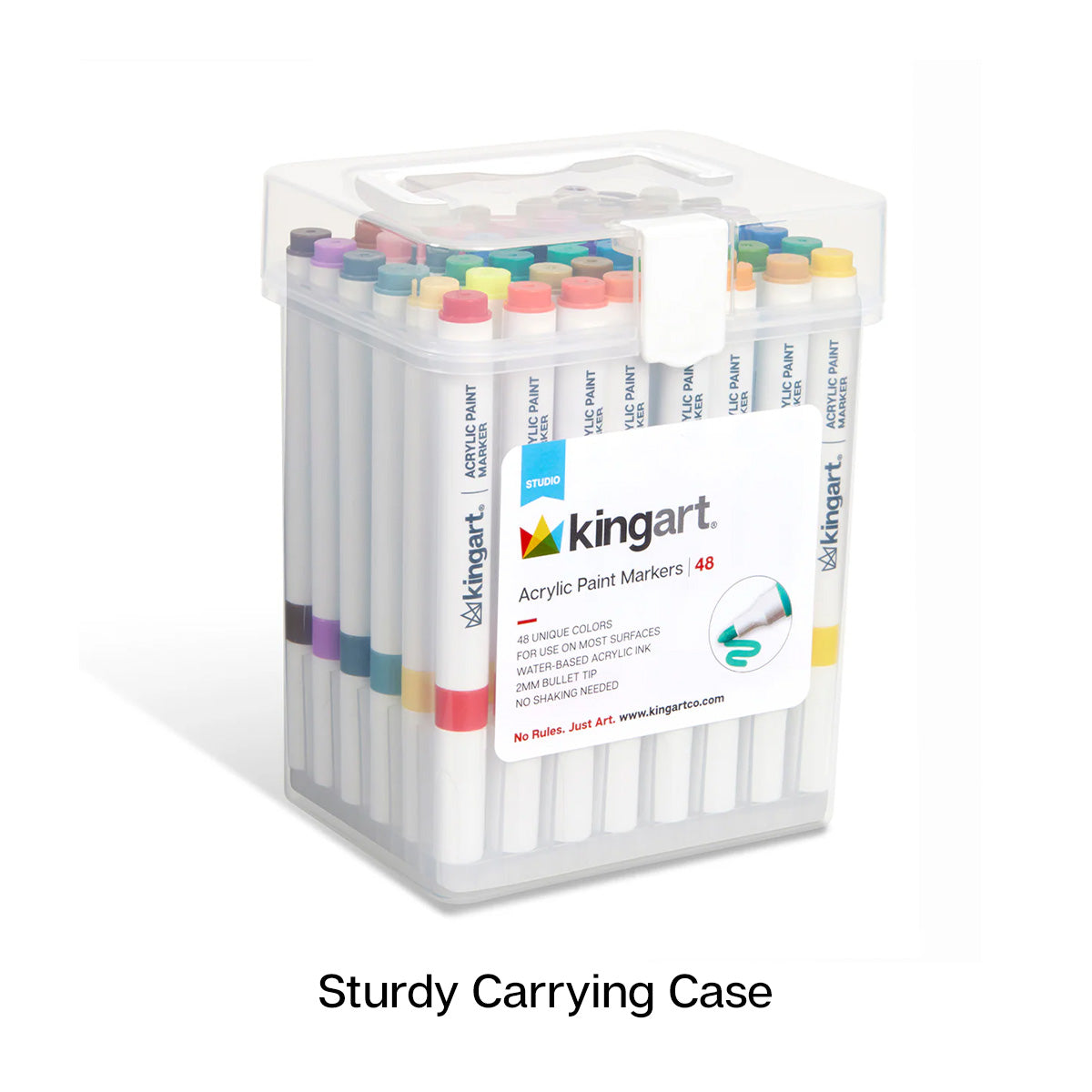 KINGART® Acrylic Paint Markers - 48 Colors