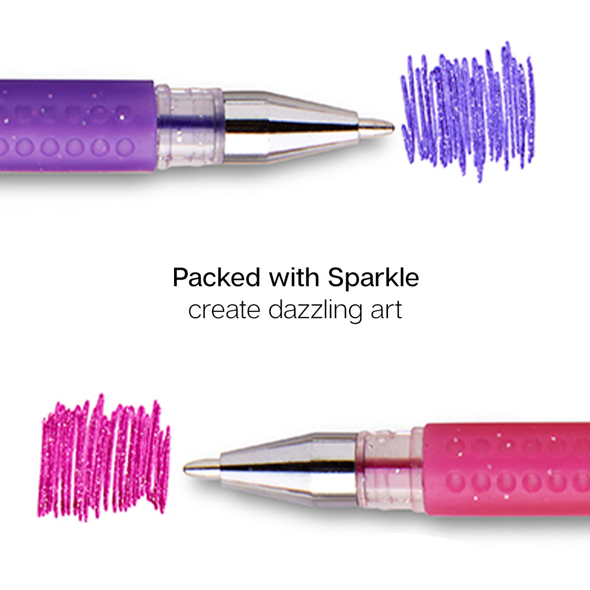 KINGART® Gel Pens 24 Pink & Purple Tone Colors