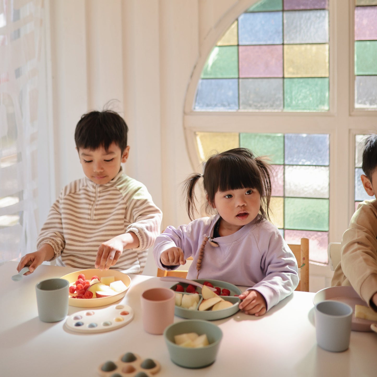 Mushie Baby Feeding Spoons – Soft Silicone Adaptive Utensils for Infants, Toddlers and Beyond