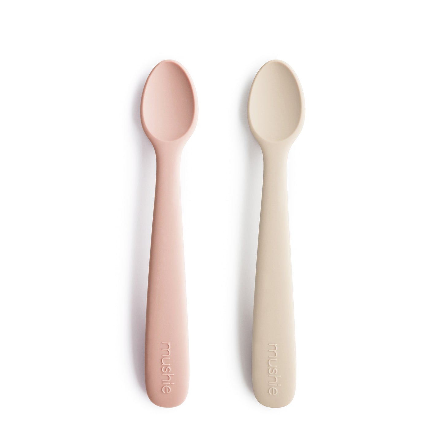 Mushie Baby Feeding Spoons – Soft Silicone Adaptive Utensils for Infants, Toddlers and Beyond