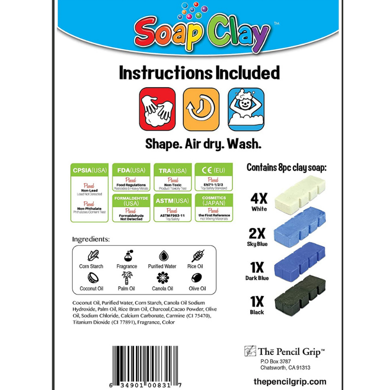 Sea Creatures Soap Clay Kit – DIY Shark & Whale Moisturizing Soap Craft