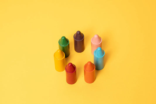 Honeysticks Originals – Natural Beeswax Crayons for Toddlers, First Crayon Option, 12 Colors