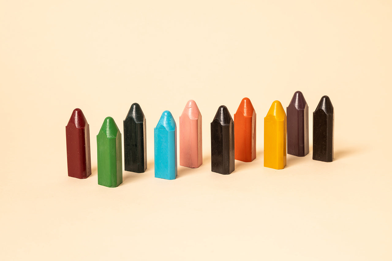 Honeysticks Triangles – Natural Beeswax Crayons for Developing Pencil Grasp