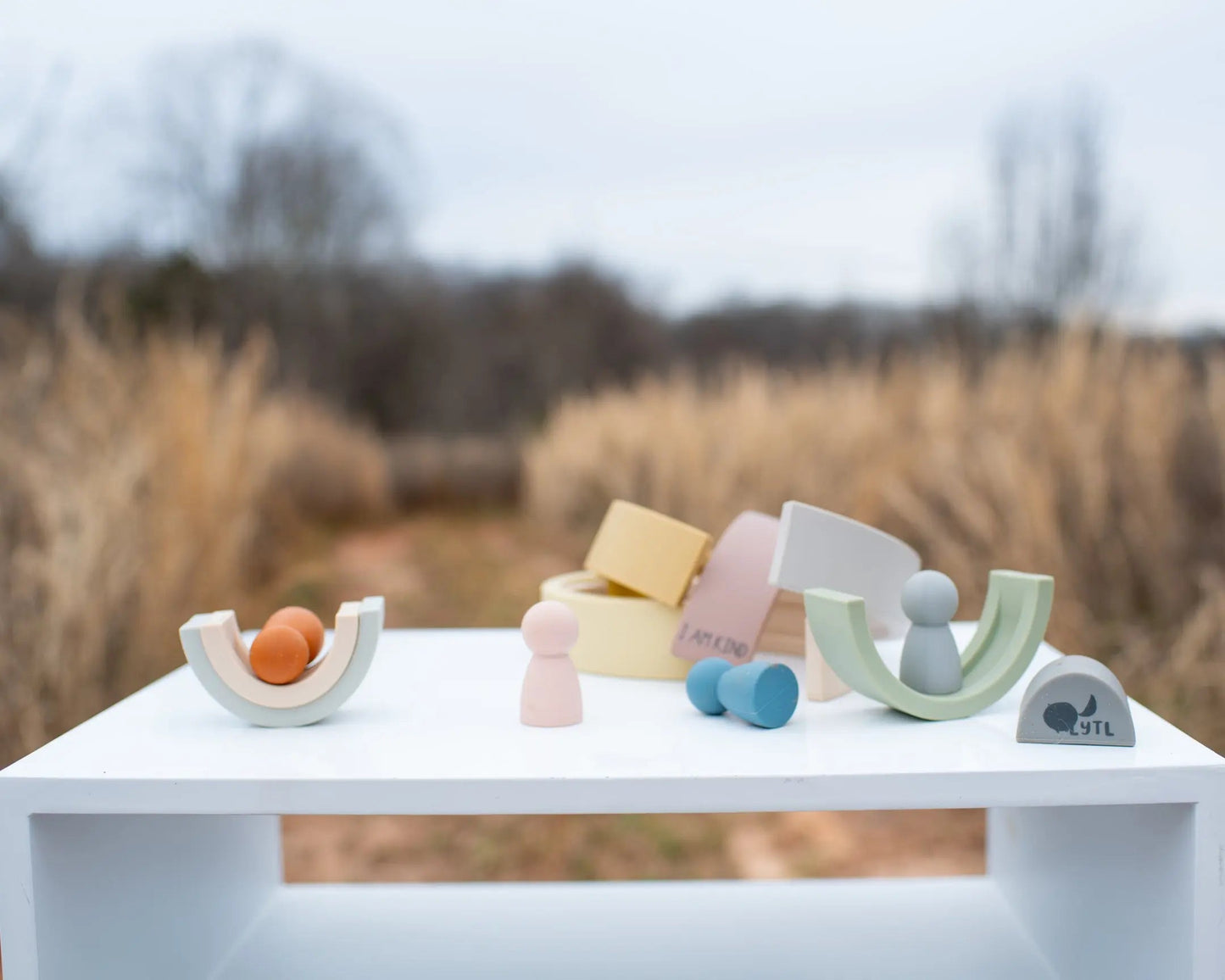 LYTL Mini Silicone Dolls – Stack, Sort, Pretend & Splash | Set of 6 Safe, Soft Dolls for Imaginative & Sensory Play