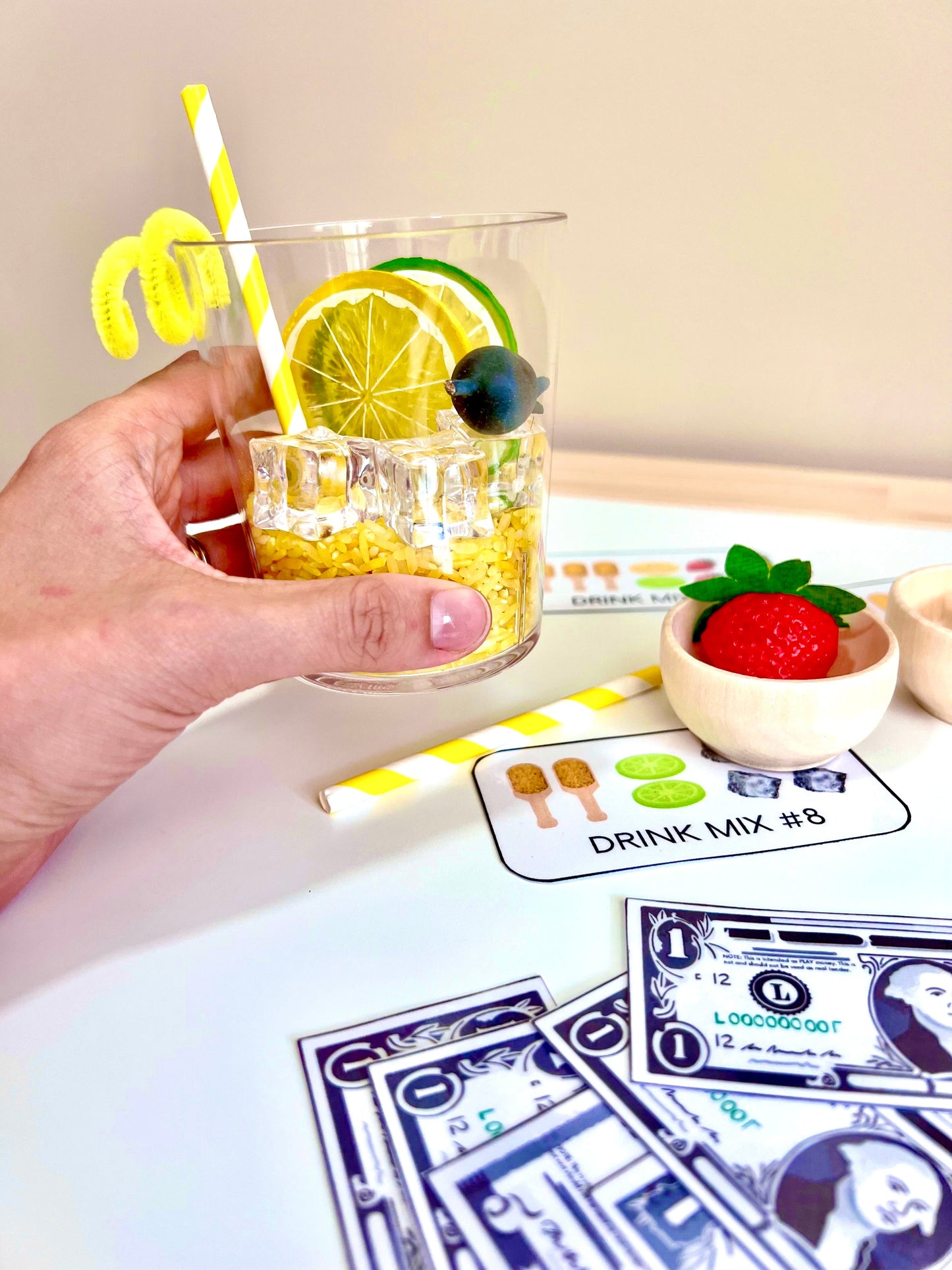 Lemonade Stand Sensory Play Kit