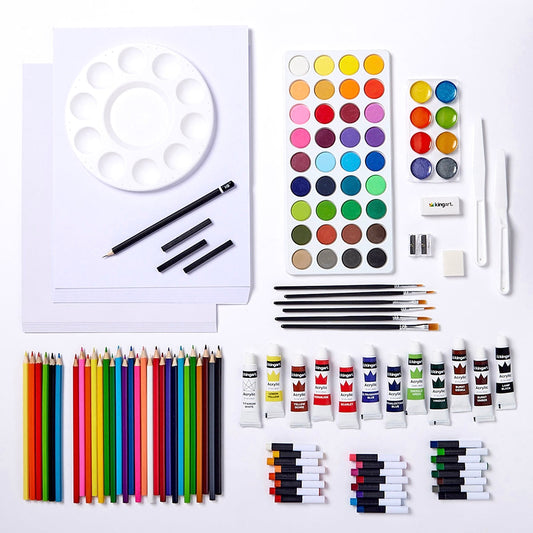 KINGART® STUDIO Mixed Media Art Set – 175-Piece Comprehensive Art Kit