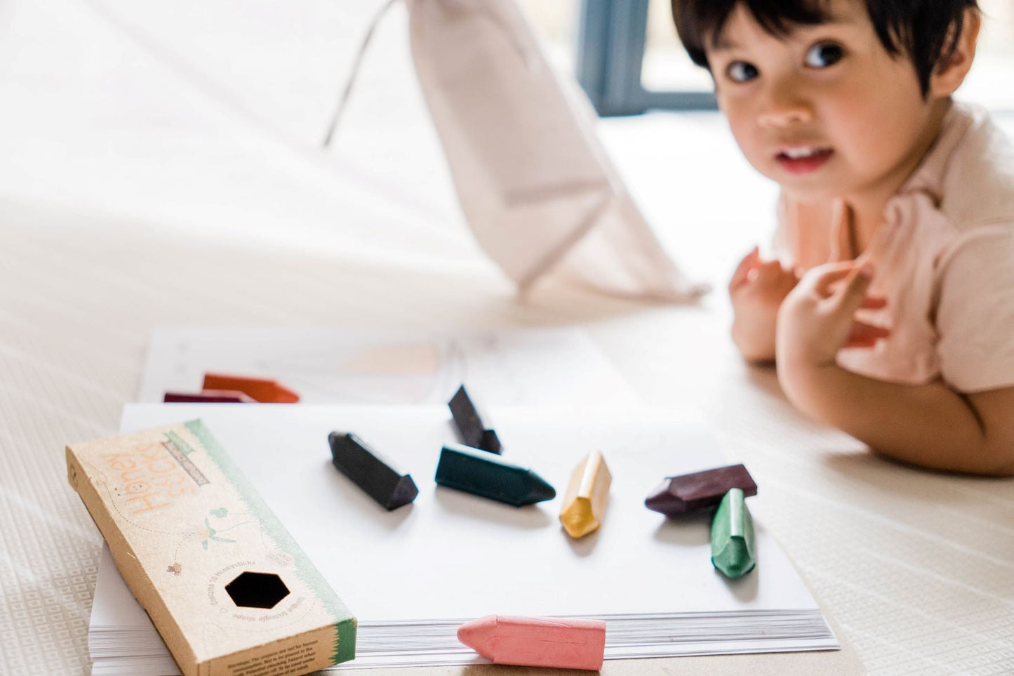 Honeysticks Triangles – Natural Beeswax Crayons for Developing Pencil Grasp