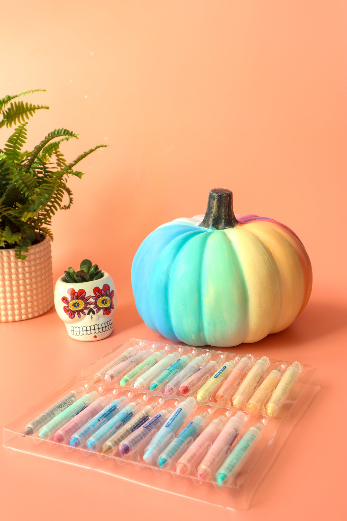 The Pencil Grip Inc. Wonder Stix – Set of 12 Washable Crayons That Write on Almost Anything