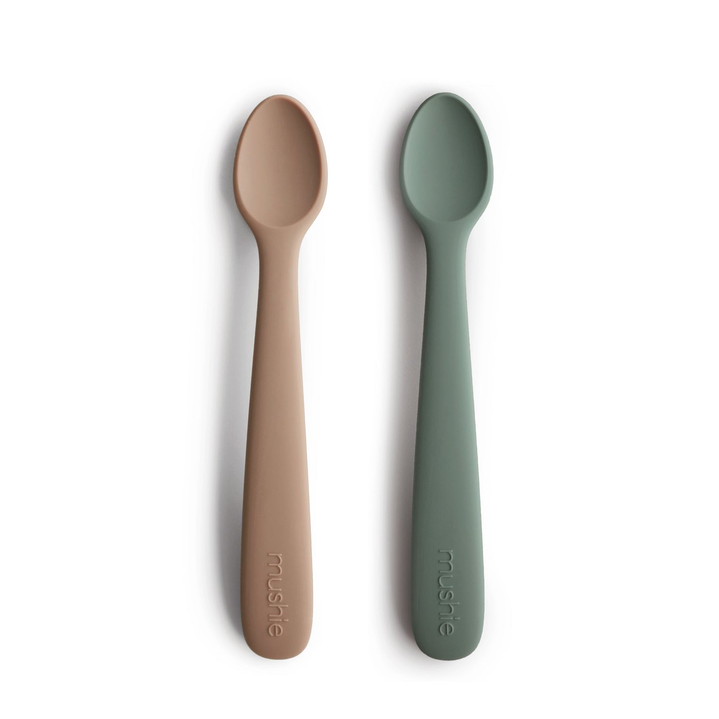 Mushie Baby Feeding Spoons – Soft Silicone Adaptive Utensils for Infants, Toddlers and Beyond