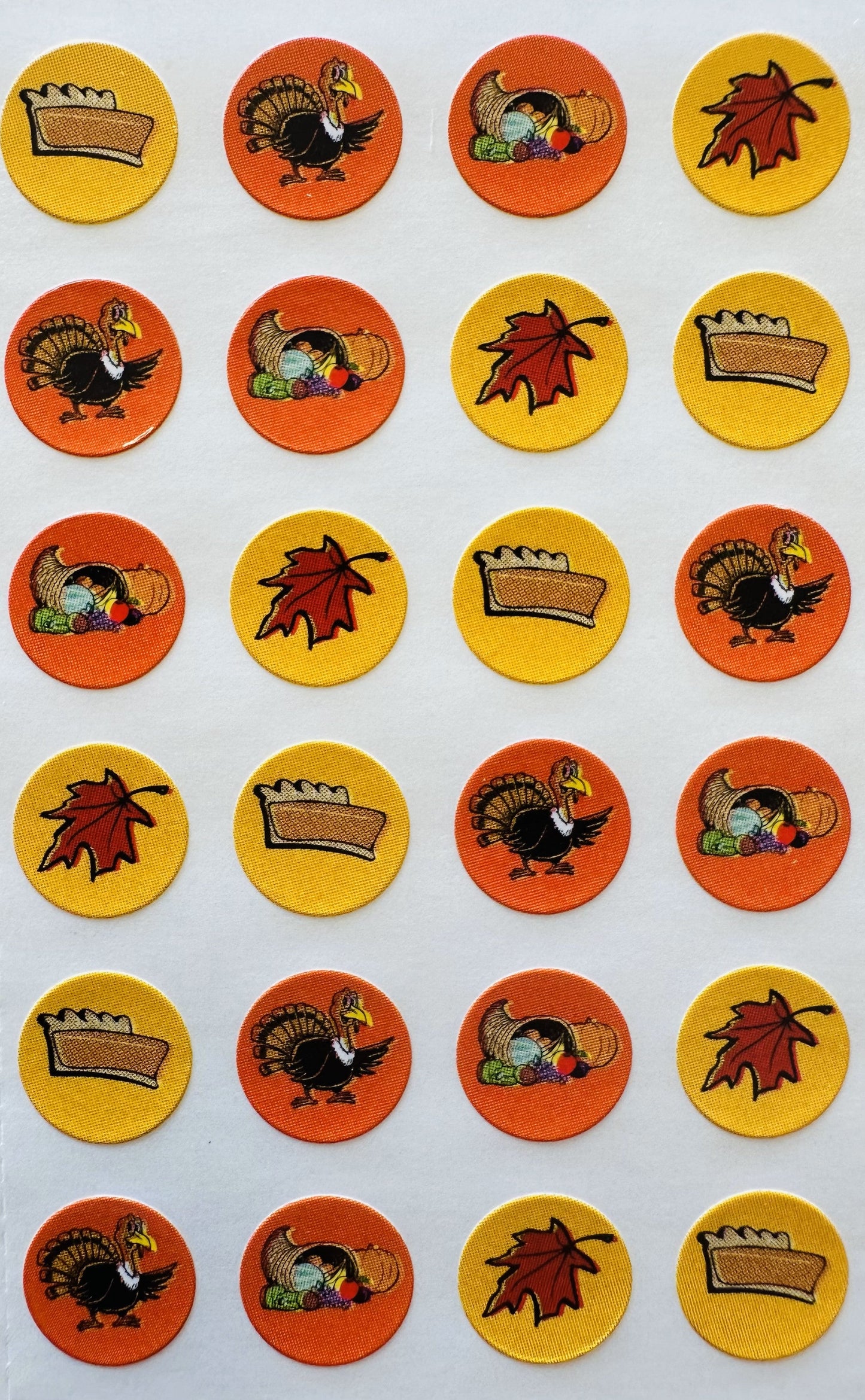 Shapes Etc. November Theme Incentive Stickers – 864 Small Fall Stickers for Charts, Rewards, and Crafts (3/8”, Acid-Free)