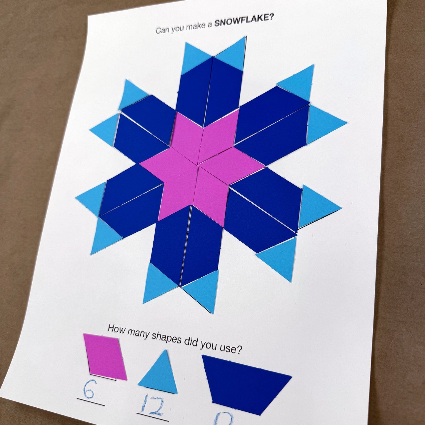 FreshCut Crafts Pattern Block Shapes – 882-Piece Geometry & Creativity Set