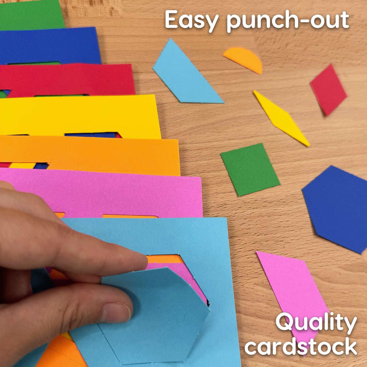 FreshCut Crafts Pattern Block Shapes – 882-Piece Geometry & Creativity Set