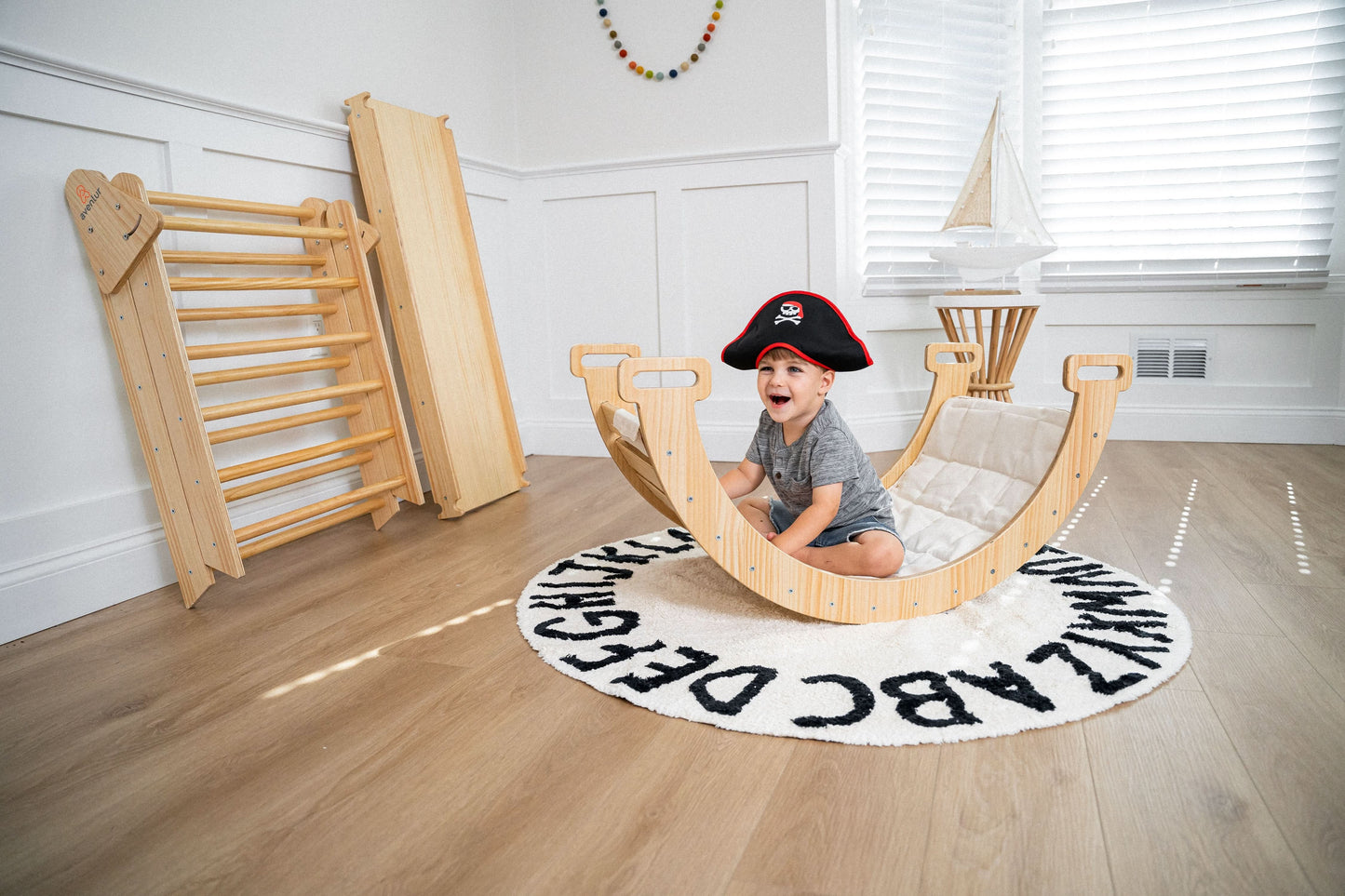 Avenlur Hazel Rocker Cushion – Soft Cushion Attachment for Avenlur Hazel Pikler Triangle & Rocker Set – Rocker Sold Separately