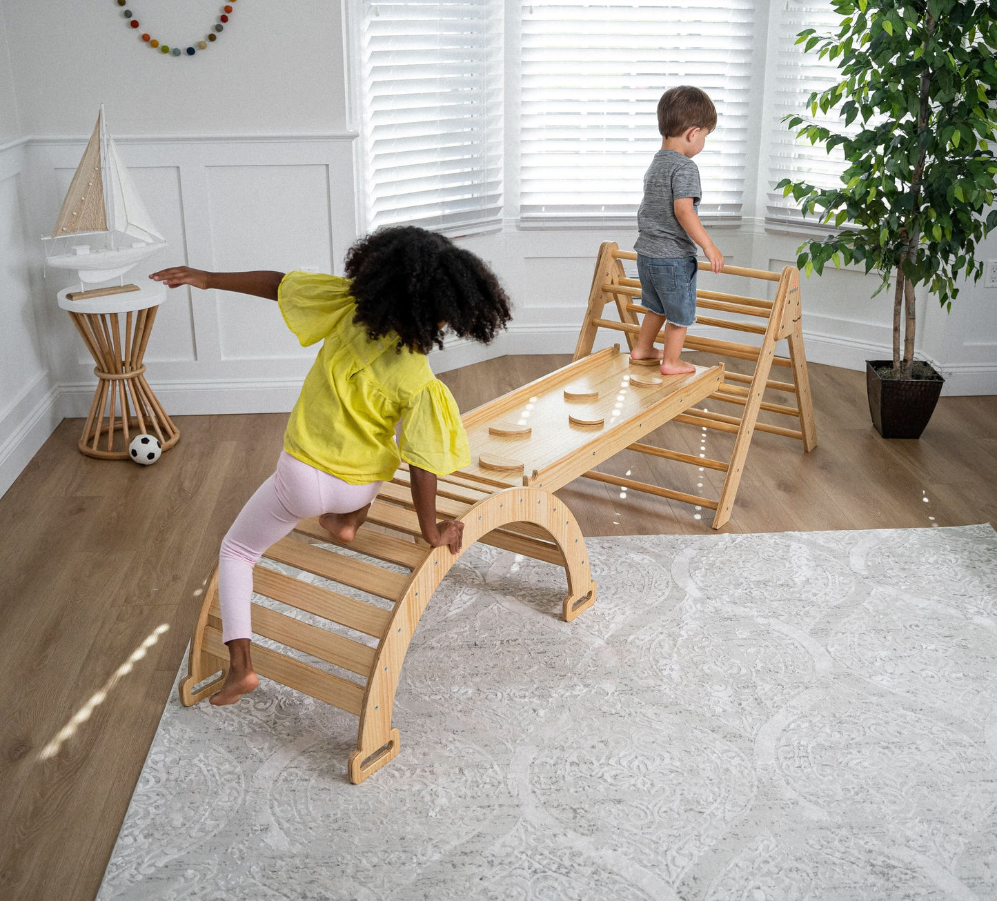 Avenlur Hazel Rocker Cushion – Soft Cushion Attachment for Avenlur Hazel Pikler Triangle & Rocker Set – Rocker Sold Separately