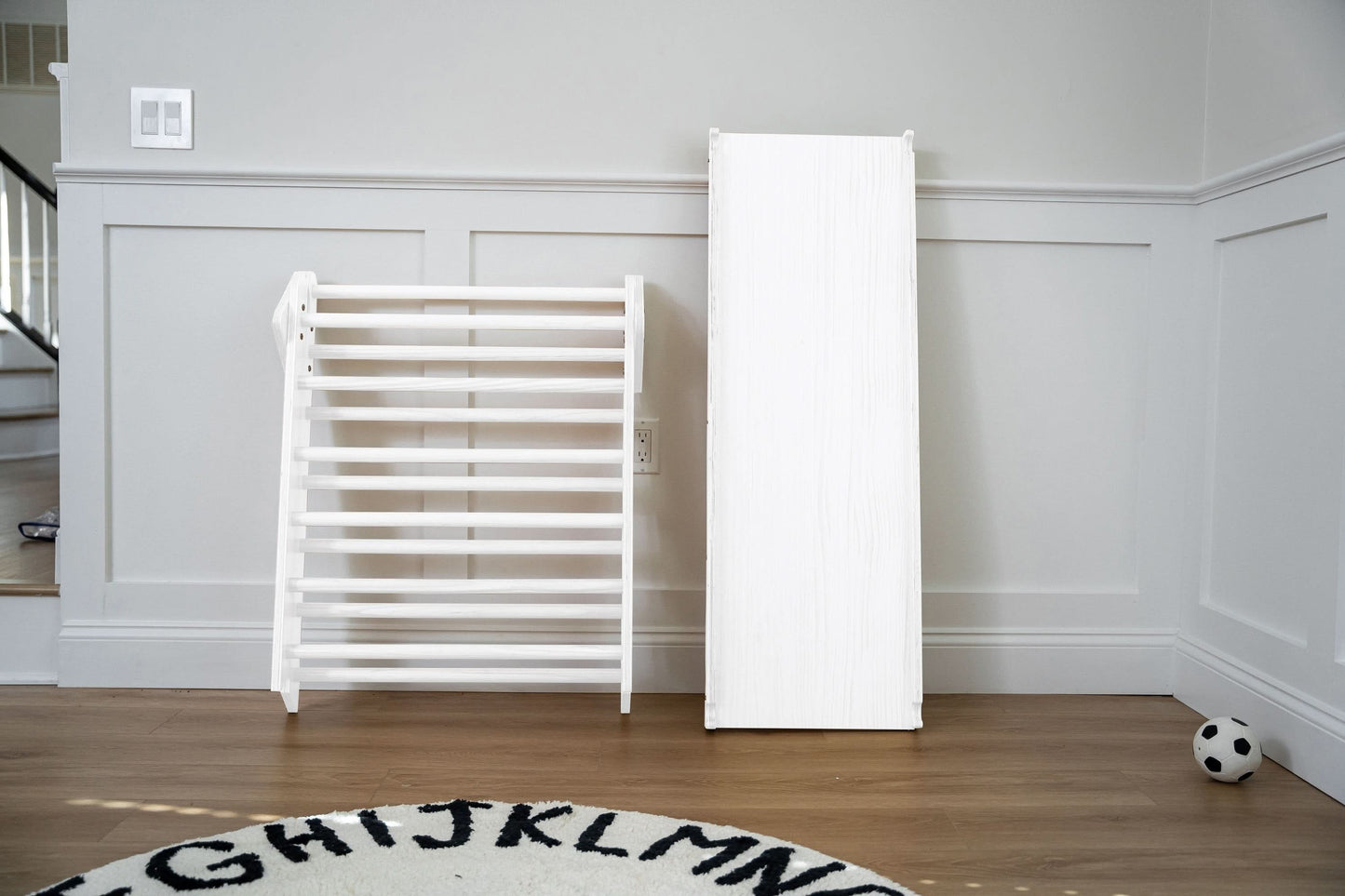 Avenlur Hazel – Pikler Triangle Ladder & Rocker Set | Montessori Climbing Toy for Toddlers | Foldable Wooden Play Gym