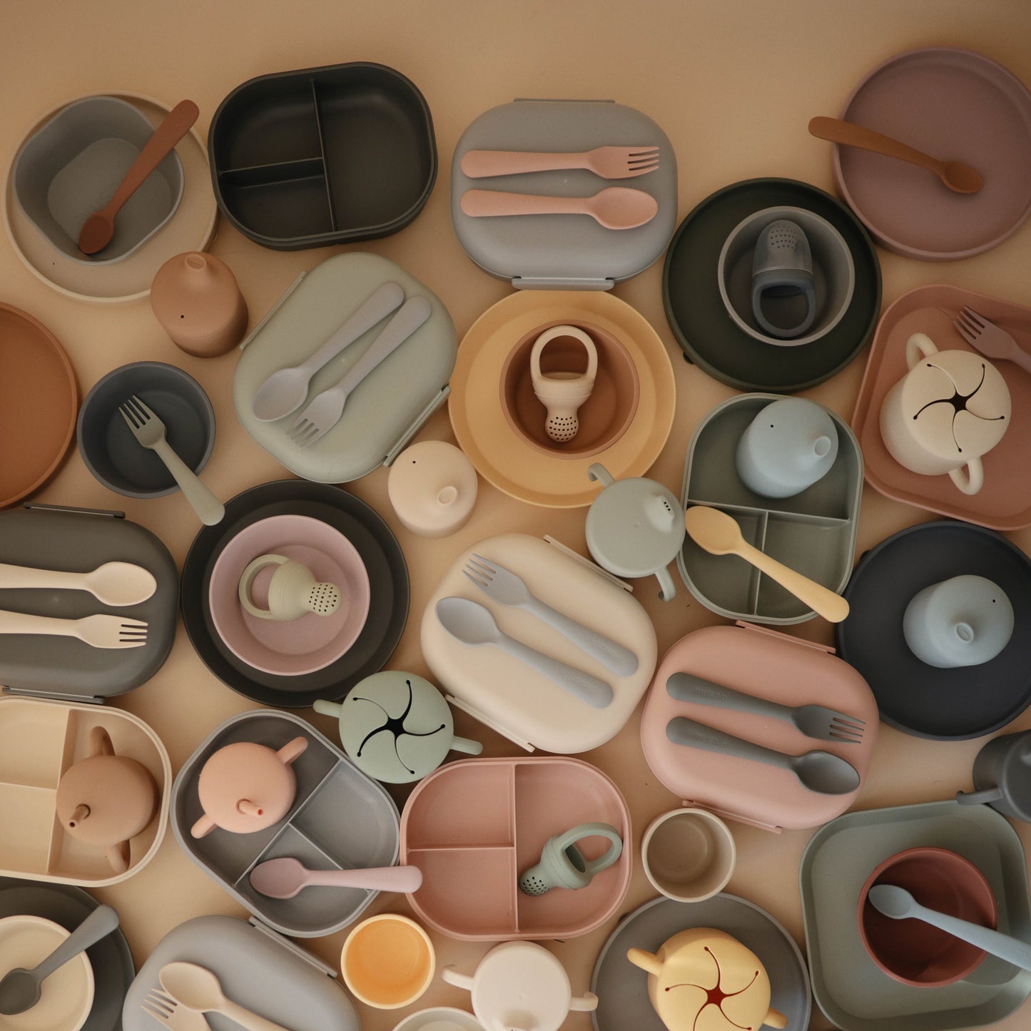 Mushie Baby Feeding Spoons – Soft Silicone Adaptive Utensils for Infants, Toddlers and Beyond