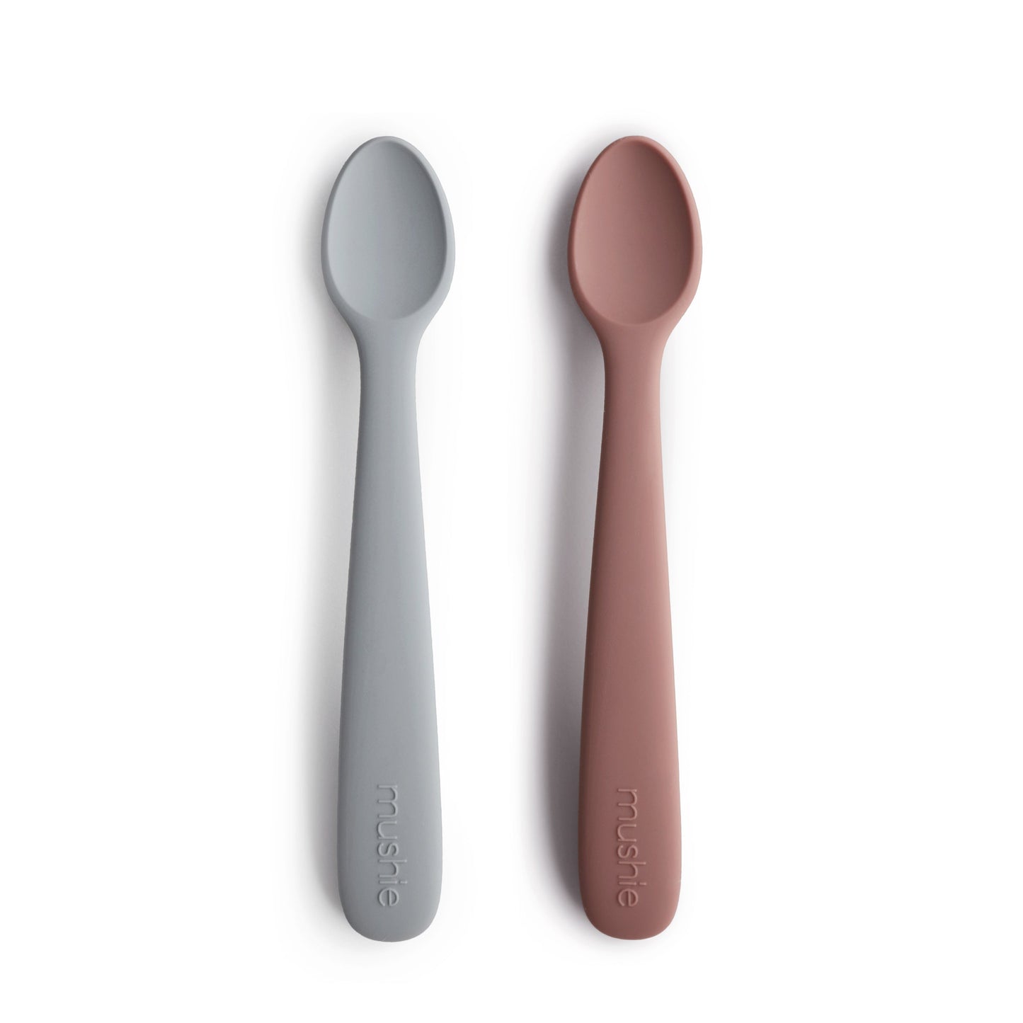 Mushie Baby Feeding Spoons – Soft Silicone Adaptive Utensils for Infants, Toddlers and Beyond
