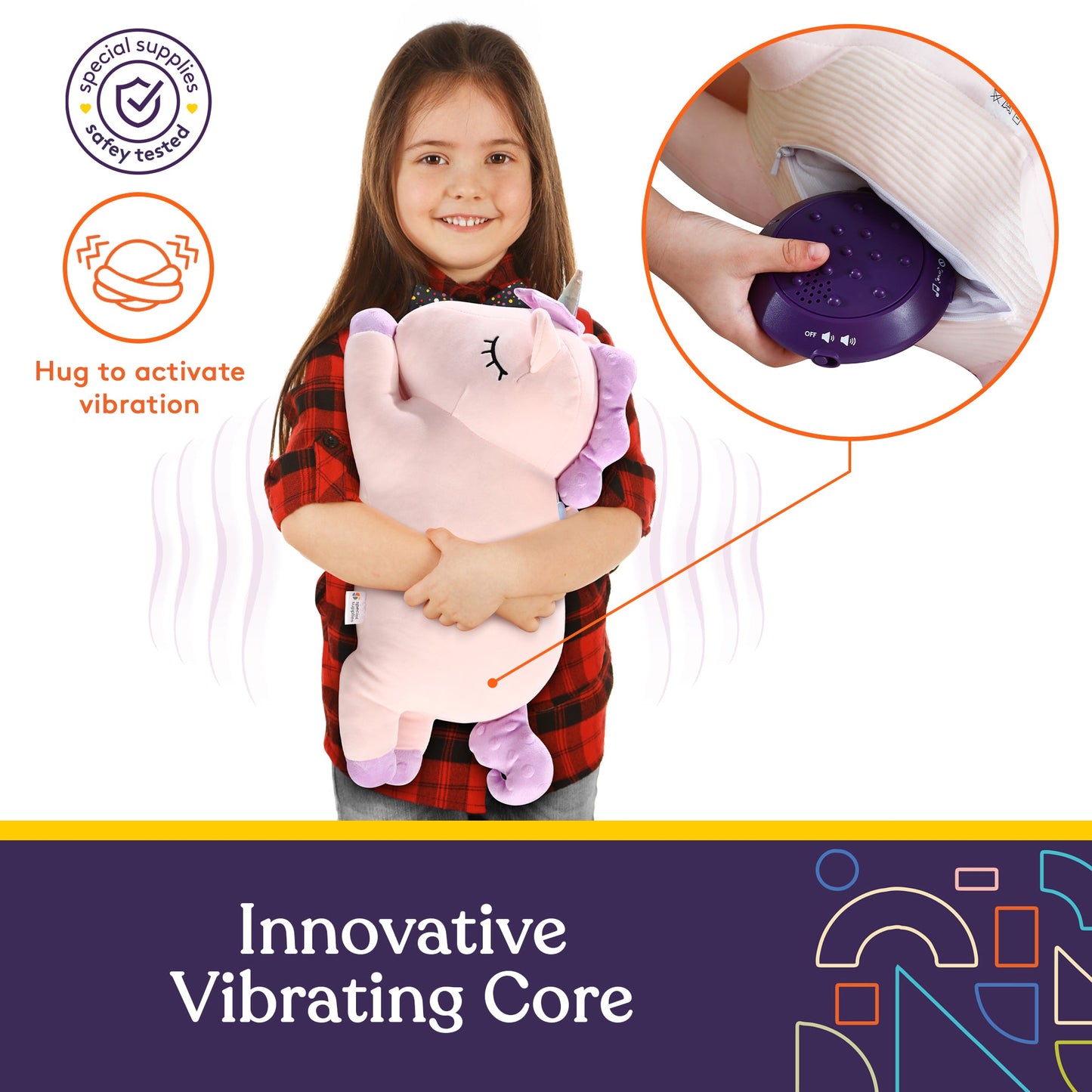 Special Supplies Vibrating Unicorn Sensory Pillow