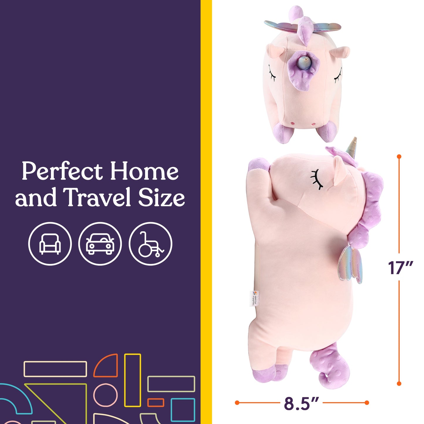 Special Supplies Vibrating Unicorn Sensory Pillow