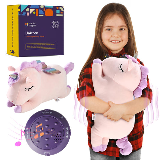 Special Supplies Vibrating Unicorn Sensory Pillow