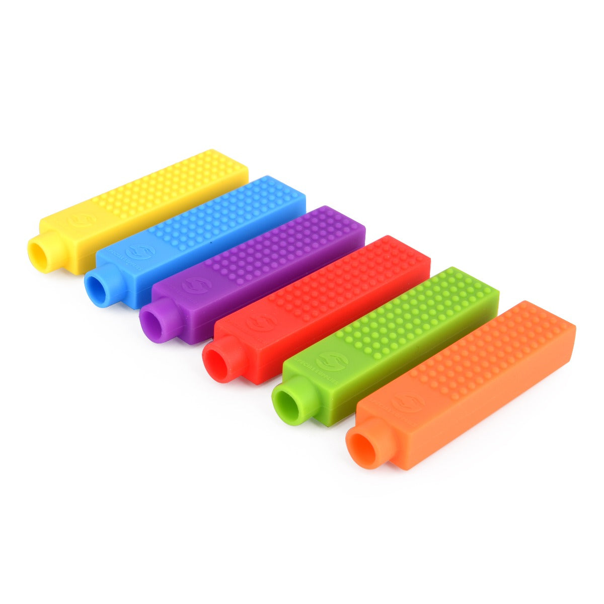 Chewy Pencil Topper | Sensory Chew for Kids with Autism, ADHD, and Oral Stimulation Needs - Set of 6
