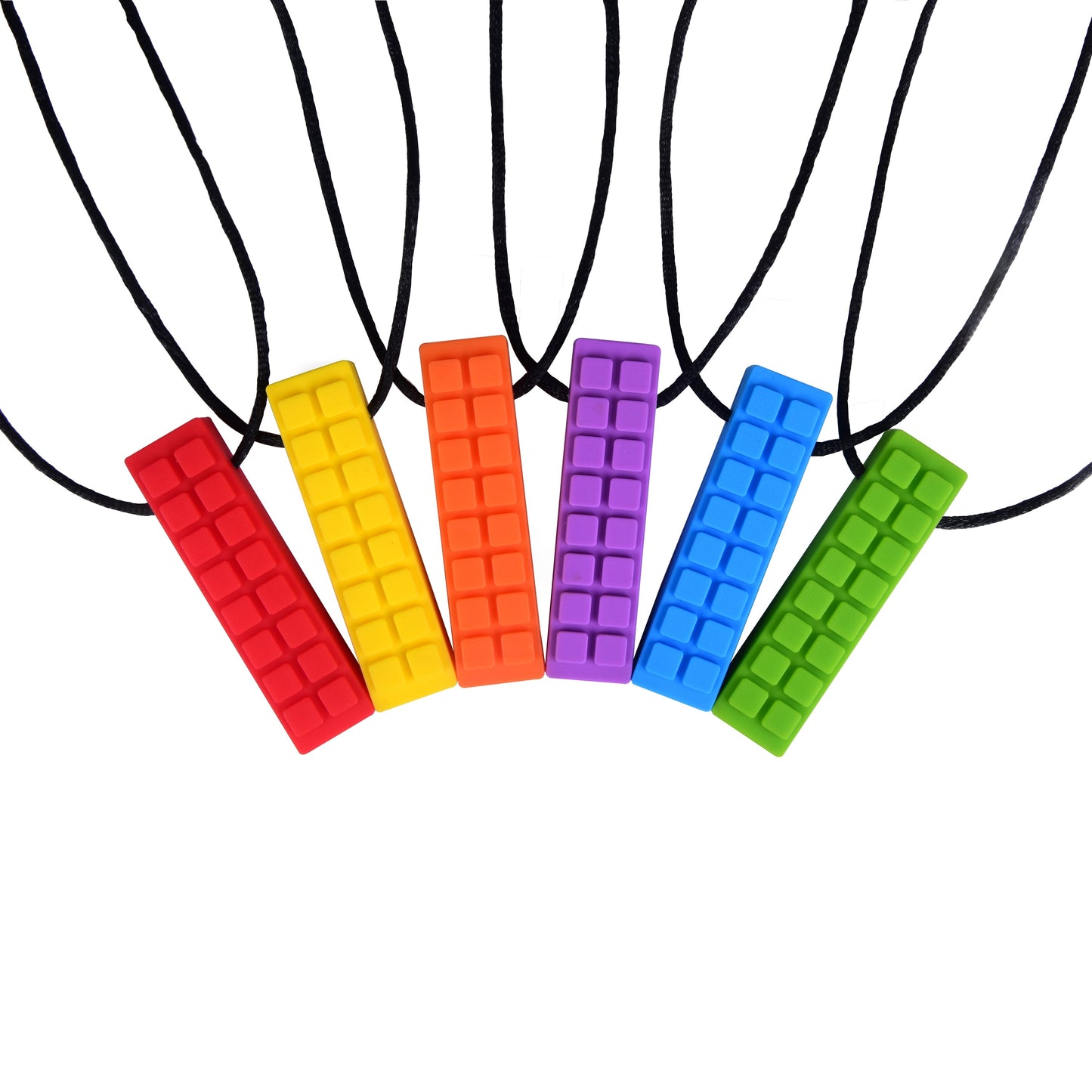 Chewy Brick Sensory Necklace | Oral Motor Chew Toy for Autism, ADHD & Sensory Needs – by Special Supplies
