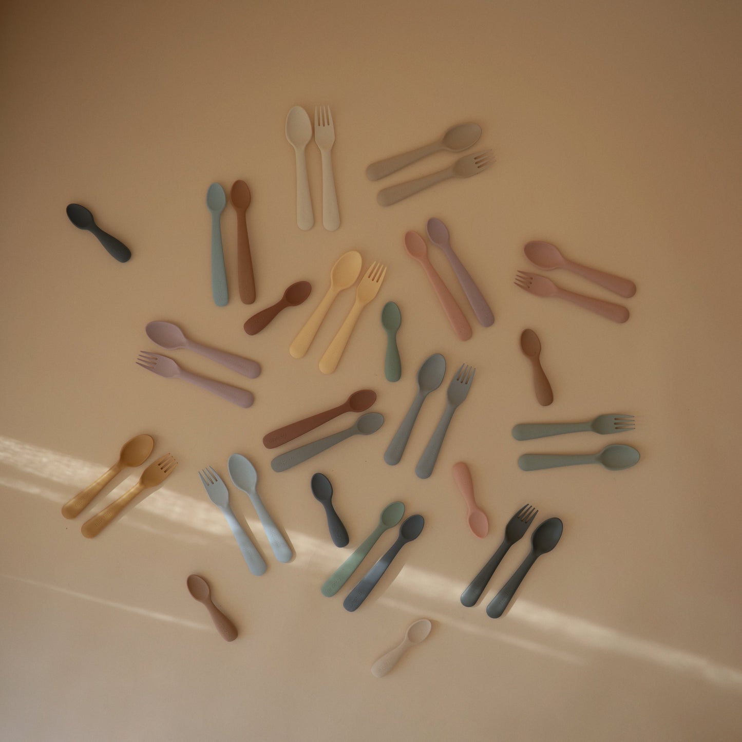 Mushie Baby Feeding Spoons – Soft Silicone Adaptive Utensils for Infants, Toddlers and Beyond