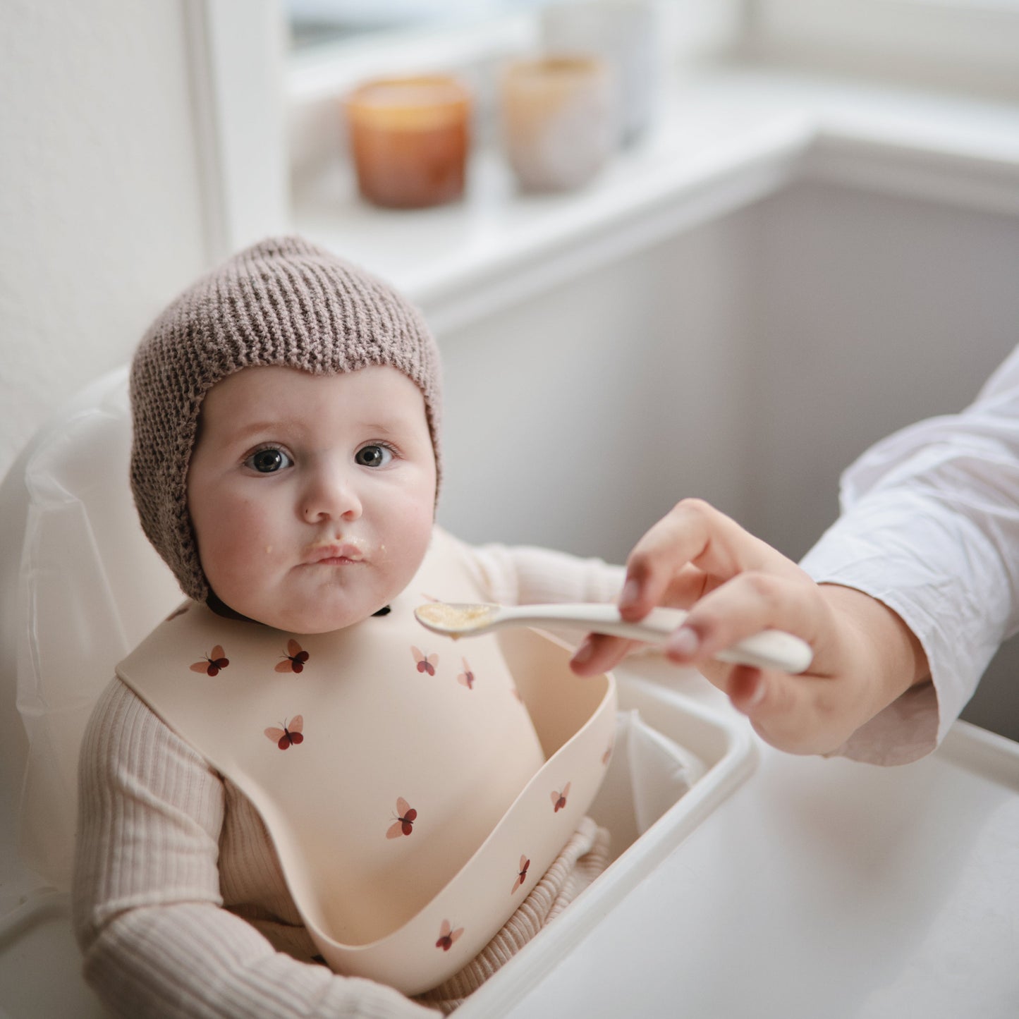 Mushie Baby Feeding Spoons – Soft Silicone Adaptive Utensils for Infants, Toddlers and Beyond