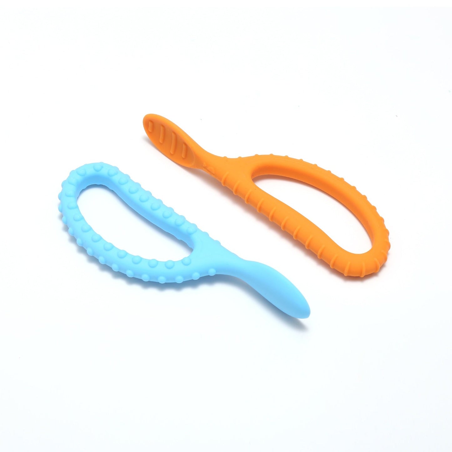 Special Supplies Duo Loop Textured Spoons for Oral Motor Stimulation (2-Pack)