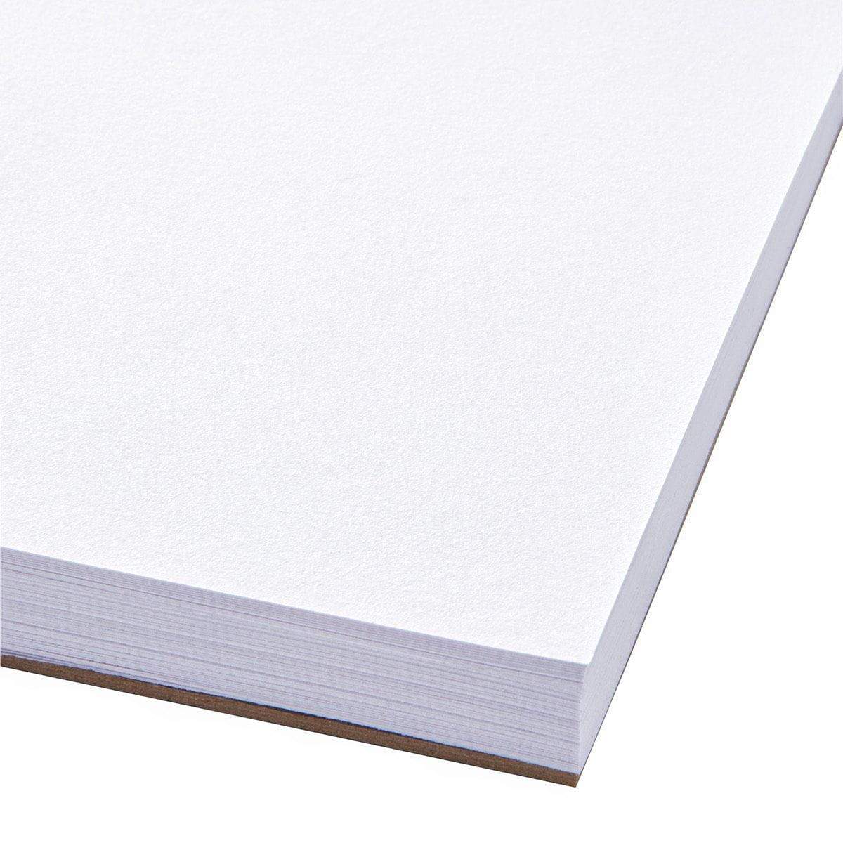 KINGART® Drawing Paper Pad, 8” x 10”, 75 Sheets, 70lb (110gsm), Spiral-Bound, Micro-Perforated