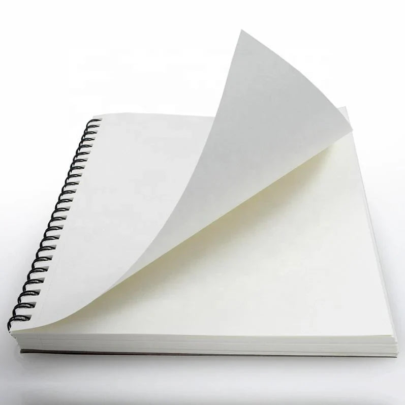 KINGART® Spiral-Bound Sketch Pad, 9” x 12”, 100 Sheets, Acid-Free Paper