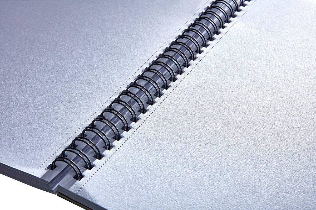 KINGART® Spiral-Bound Sketch Pad, 9” x 12”, 100 Sheets, Acid-Free Paper