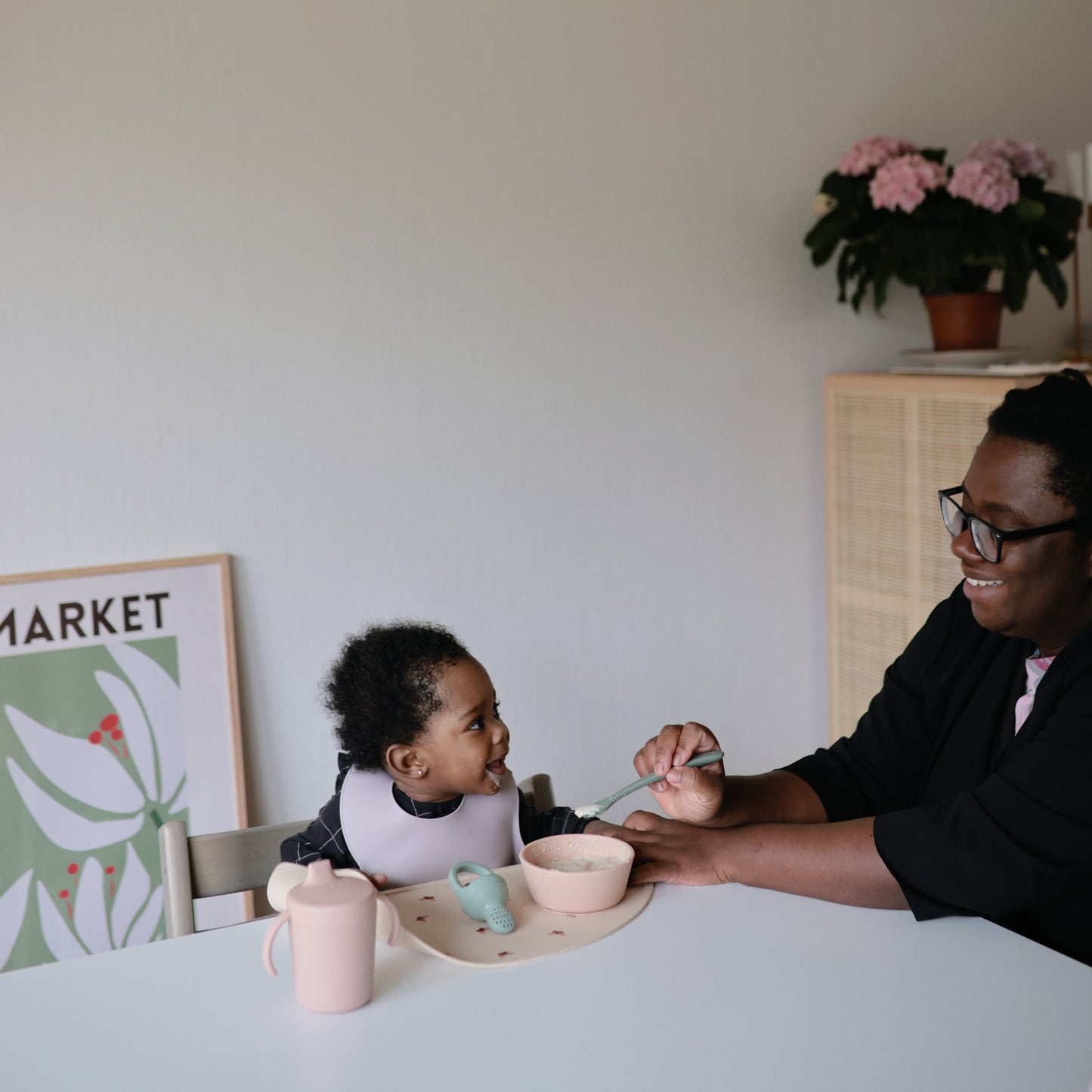 Mushie Baby Feeding Spoons – Soft Silicone Adaptive Utensils for Infants, Toddlers and Beyond