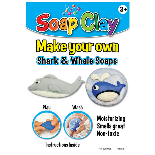 Sea Creatures Soap Clay Kit – DIY Shark & Whale Moisturizing Soap Craft