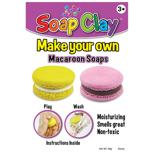 Macaroon Soap Clay Kit – DIY Dessert-Themed Moisturizing Soap Craft