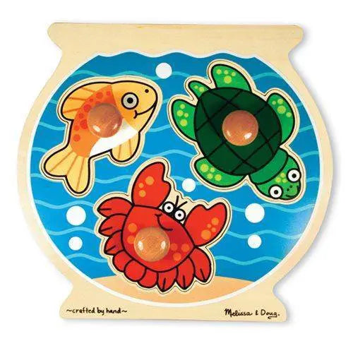 Melissa & Doug Fish Bowl Jumbo Knob Puzzle