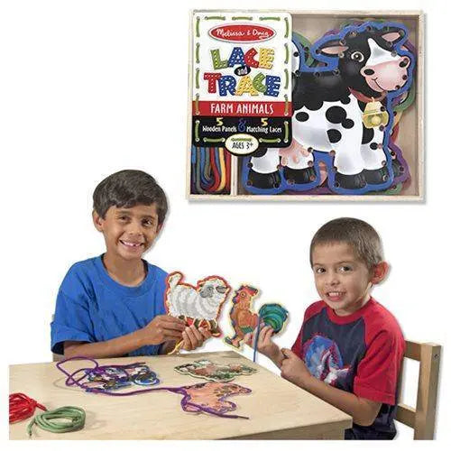 Melissa & Doug Lace and Trace Farm Animals