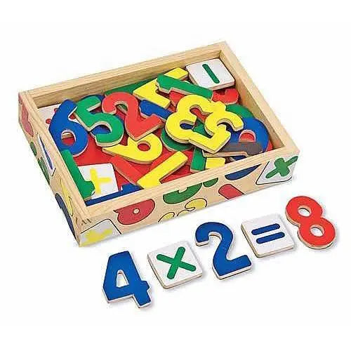 Melissa & Doug Wooden Number Magnets – 37-Piece Learning Set
