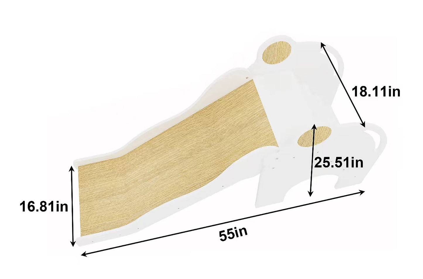 Avenlur Nima Elephant Slide – Wooden Toddler Slide for Indoor & Outdoor Play | Montessori-Inspired, Safe, Non-Toxic, and Stylish Design