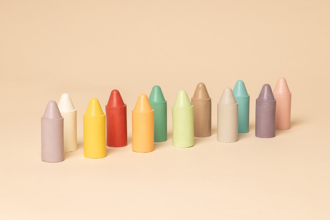 Honeysticks Pastel Originals – Natural Beeswax Crayons for Toddlers and Young Children
